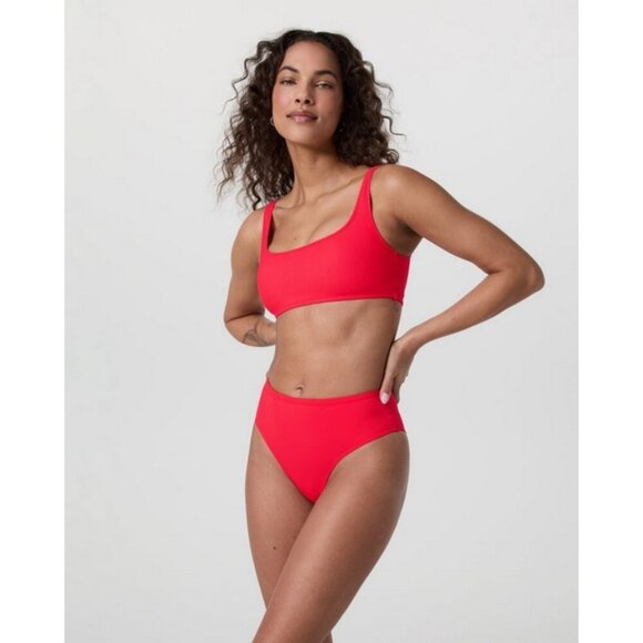 💕VUORI💕 Encinitas Bikini Top ~ Bright Red XL NWT - Picture 2 of 13